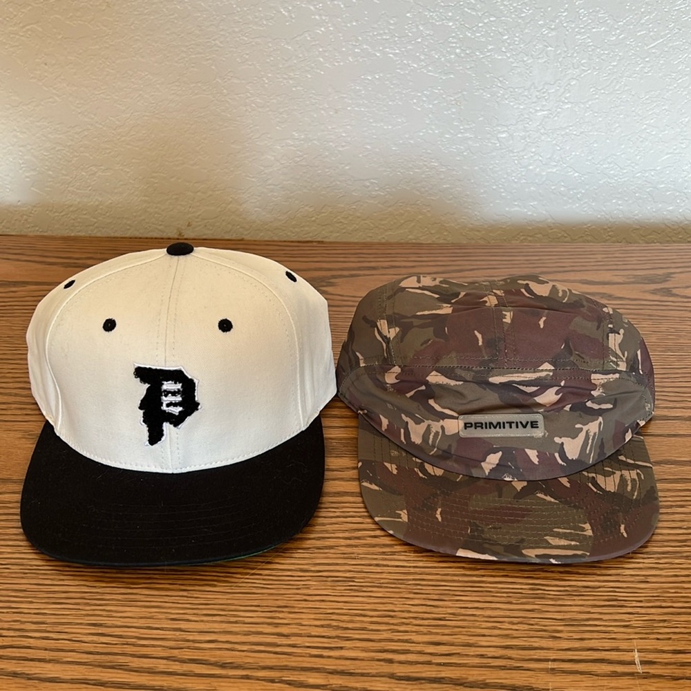 2 Primitive Skateboard Hats